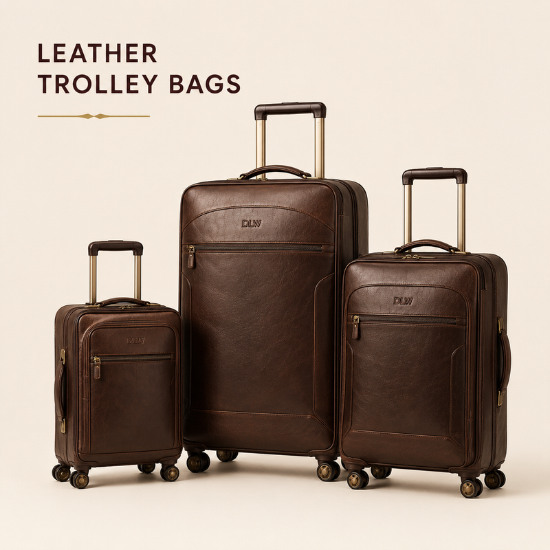 Leather Trolley Bags