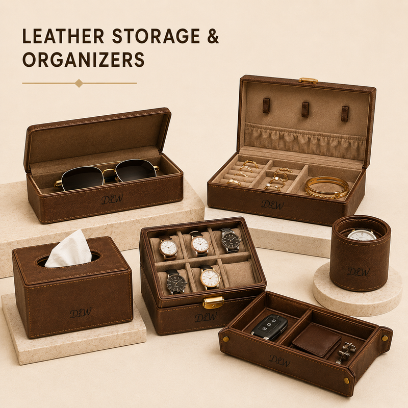 Leather Storage & Organizers